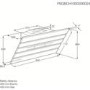 AEG X66454MV00 60cm Angled Cooker Hood Stainless Steel