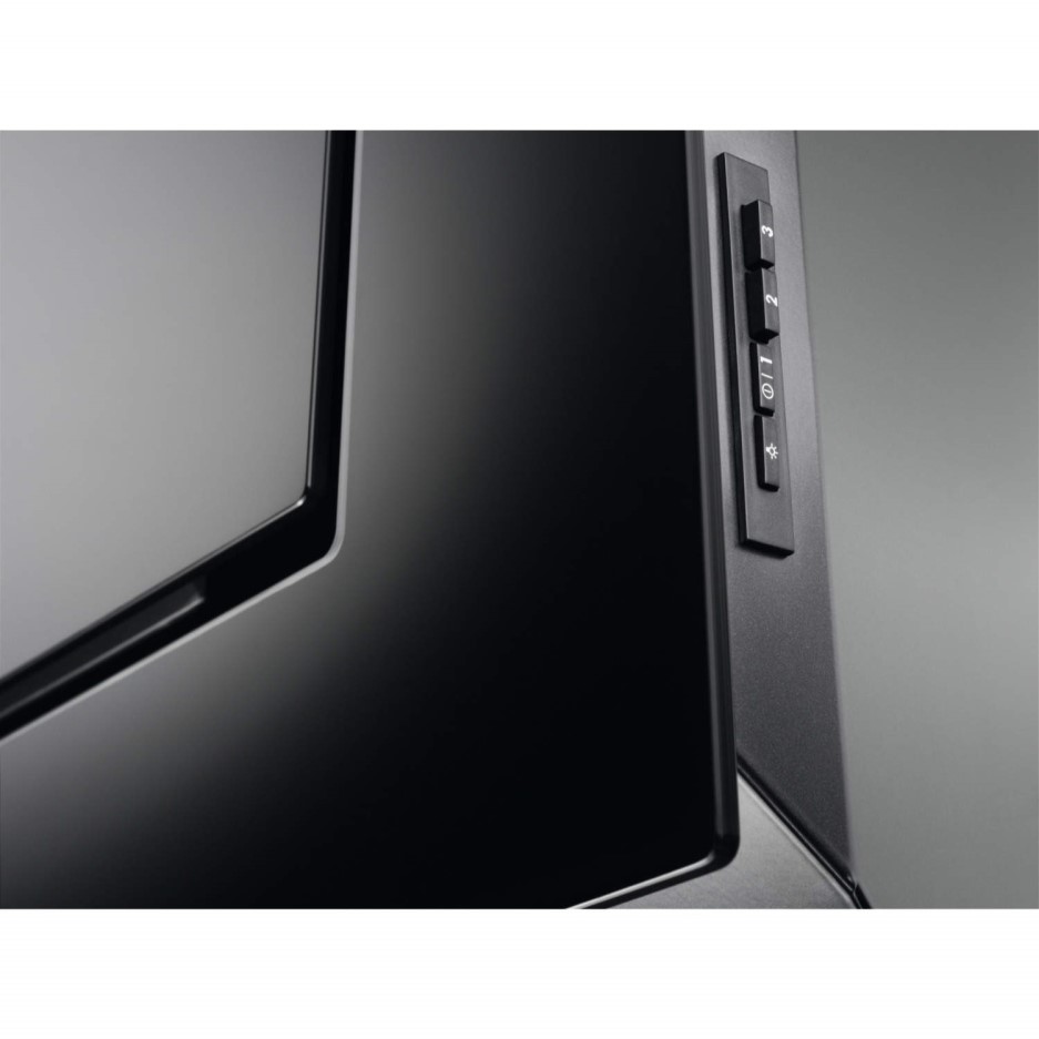 aeg black cooker hood