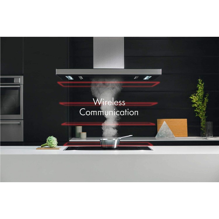 AEG X66264MK1 Low-profile Shelf-style 60cm Chimney Cooker Hood Stainless Steel