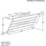AEG X69453BV0 90cm Angled Chimney Hood Black