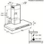 AEG X69454MD10 Curved 90cm Chimney Cooker Hood Stainless Steel