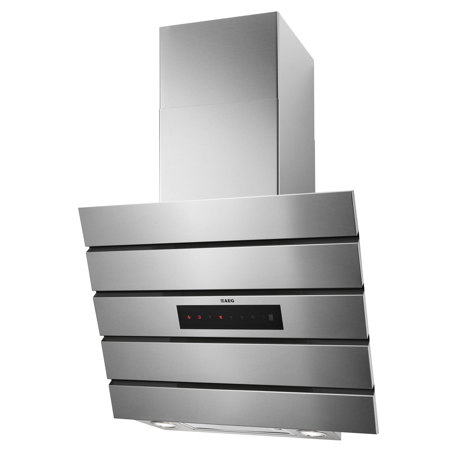 Zanussi X86464MV01 60cm Angled Cooker Hood Stainless Steel