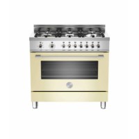 Bertazzoni X906MFECR Professional Series 90cm Dual Fuel Range Cooker - Cream