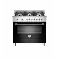 Bertazzoni X906MFENE Professional Series 90cm Dual Fuel Range Cooker - Black