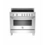 Bertazzoni X90INDMFEX Professional Series 90cm Electric Range Cooker With Induction Hob - Stainless