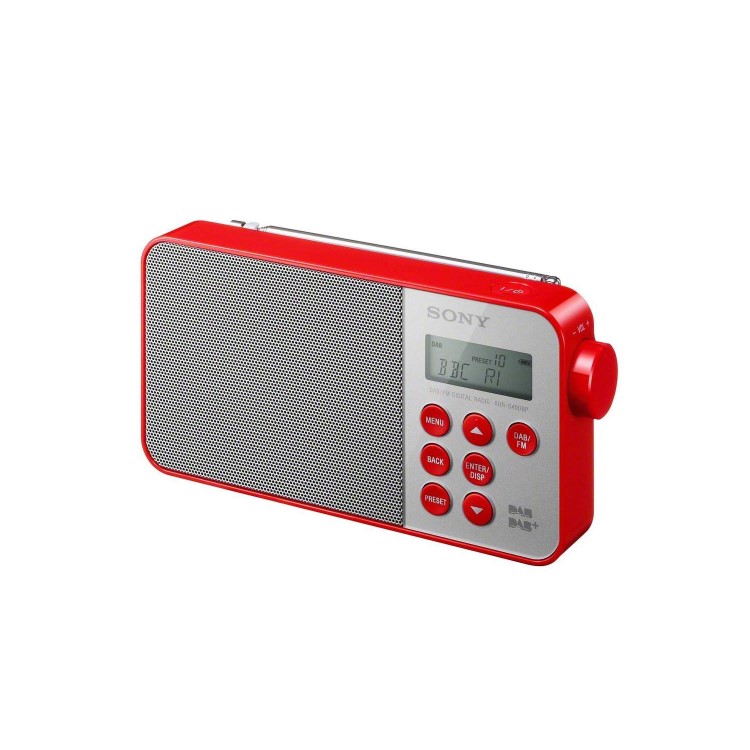 Sony XDR-S40D Portable DAB Radio - Red