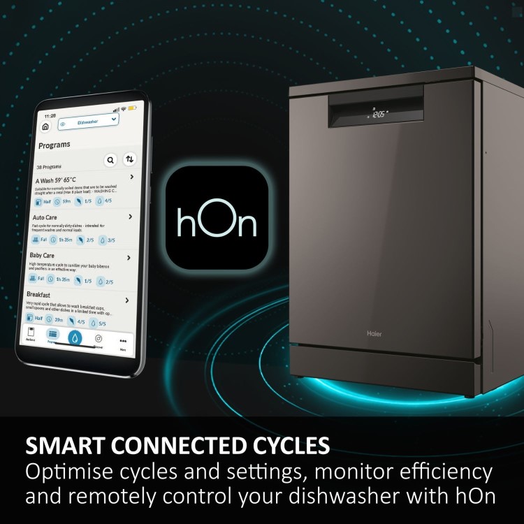 Haier I-Pro Shine Series 3 Freestanding Dishwasher - C Rated Stainless Steel