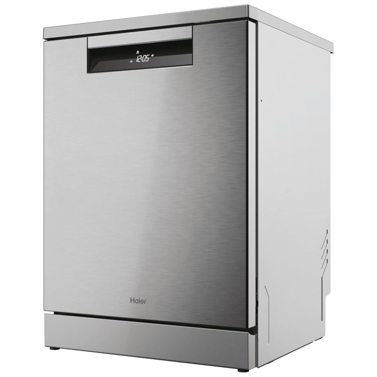 Haier Series 3 Freestanding Dishwasher - Smart Wi-Fi, C-Rated, Stainless Steel