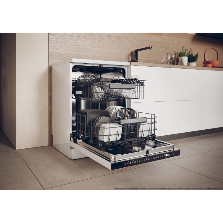 Haier I-Pro Shine Series 3 Freestanding Dishwasher - C Rated White
