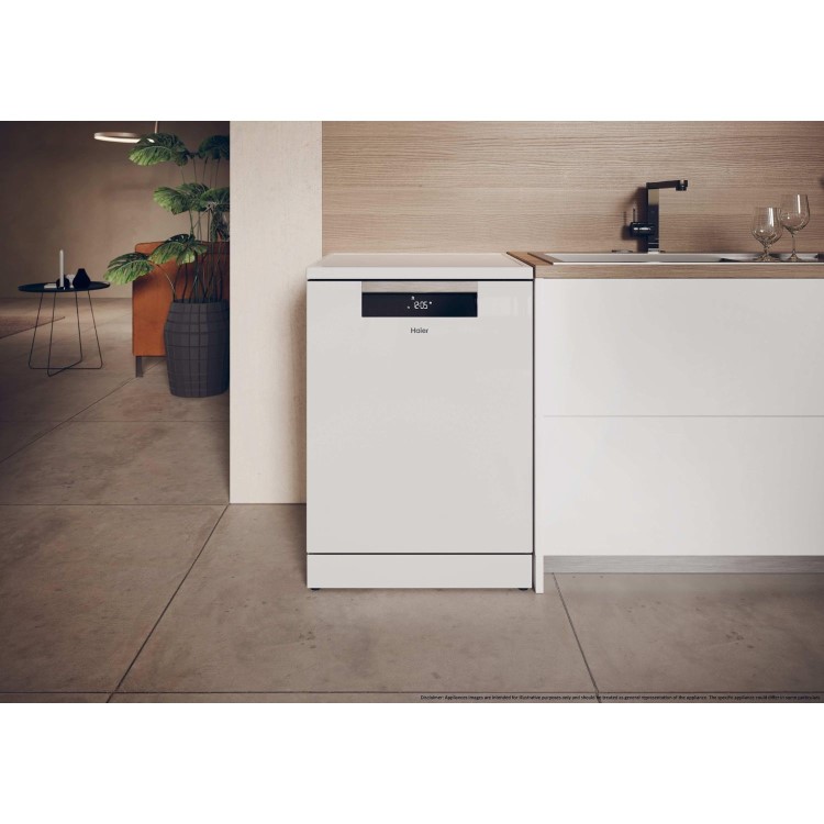 Haier I-Pro Shine Series 3 Freestanding Dishwasher - C Rated White