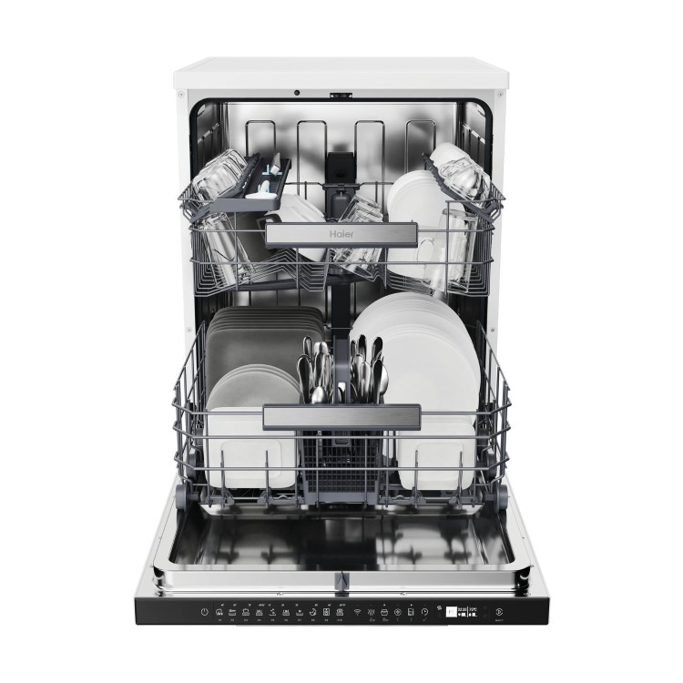 Haier I-Pro Shine Series 3 Freestanding Dishwasher - C Rated White