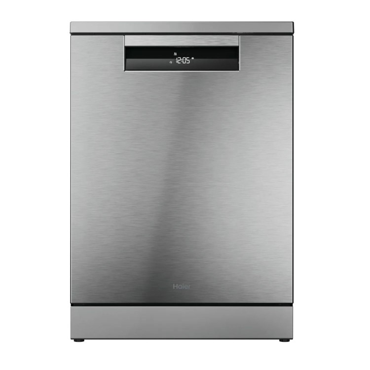 Refurbished Haier Series 3 Freestanding Dishwasher - Stainless steel