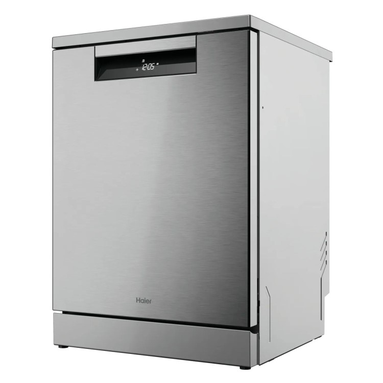 Refurbished Haier Series 3 Freestanding Dishwasher - Stainless steel
