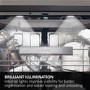 Haier Integrated Dishwasher - Smart Wi-Fi, C-Rated, Black control panel