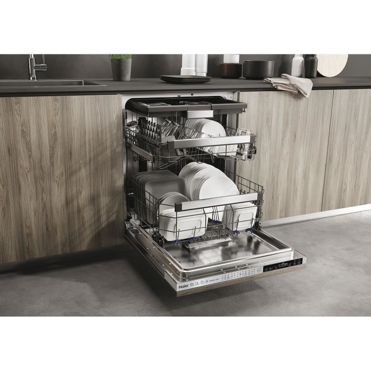 Refurbished Haier XIB6B2S3FS-80 16 Place Fully Integrated Dishwasher