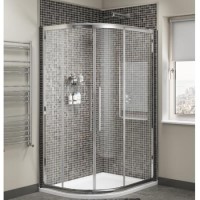 Claritas 8 Offset Quadrant Shower Screen Enclosure 1200 x 900mm - 8mm Glass