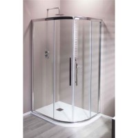 Claritas 8mm Glass Offset Quadrant Shower Enclosure - 900 x 760mm