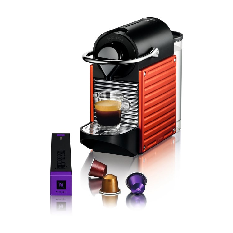 Krups XN300640 Nespresso Pixie Coffee Machine Red