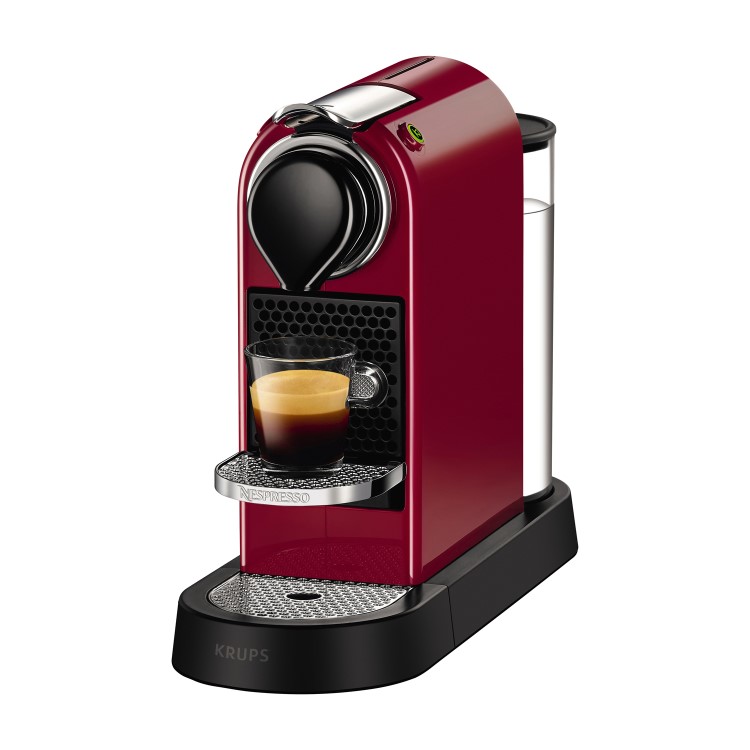Krups XN741540 Nespresso CitiZ Pod Coffee Machine - Red