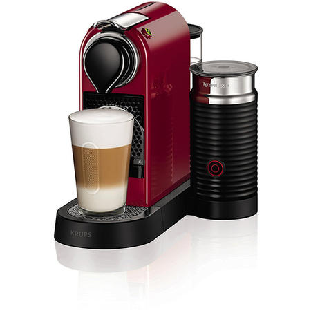 Krups XN760540 Nespresso CitiZ Coffee Machine and Milk Red