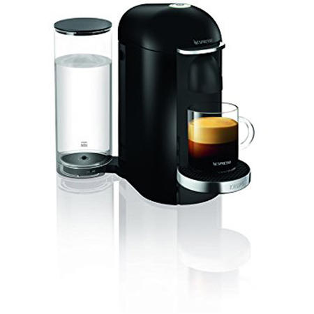 Krups XN902840 Vertuo Plus and Aeroccino Nespresso Coffee Machine - Black