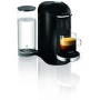 Krups XN902840 Vertuo Plus and Aeroccino Nespresso Coffee Machine - Black