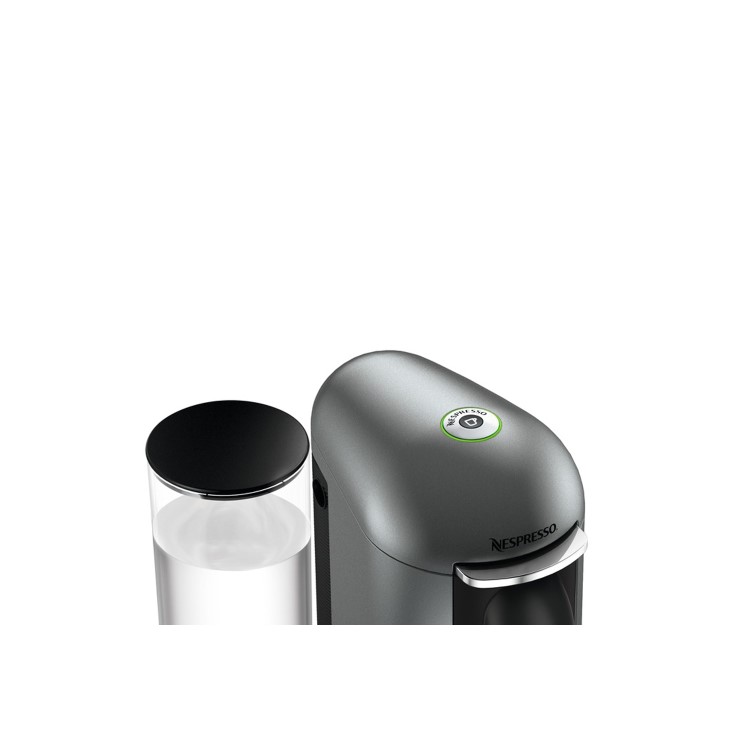 Krups XN902T40 Vertuo Plus and Aeroccino Nespresso Coffee Machine - Titanium