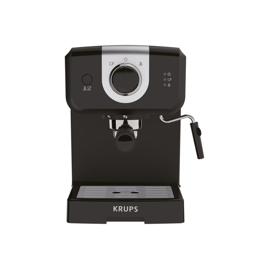 Krups XP320840 Opio Steam & Pump Espresso Coffee Machine Black