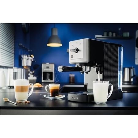 Krups XP344040 Calvi Manual Espresso Machine Black