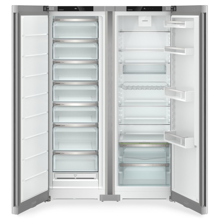 Liebherr 677 Litre Side-By-Side American Fridge Freezer - Silver