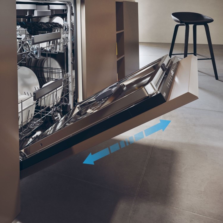 Haier Washlens Plus Series 2 Integrated Dishwasher - Smart Wi-Fi, B-Rated, White control panel