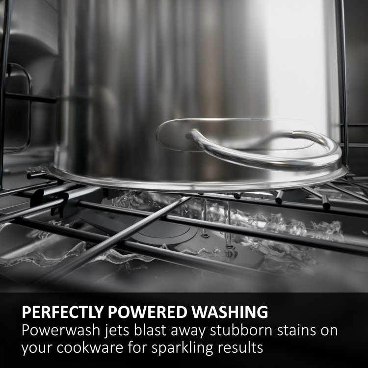 Haier Washlens Plus Series 2 Integrated Dishwasher - Smart Wi-Fi, B-Rated, White control panel