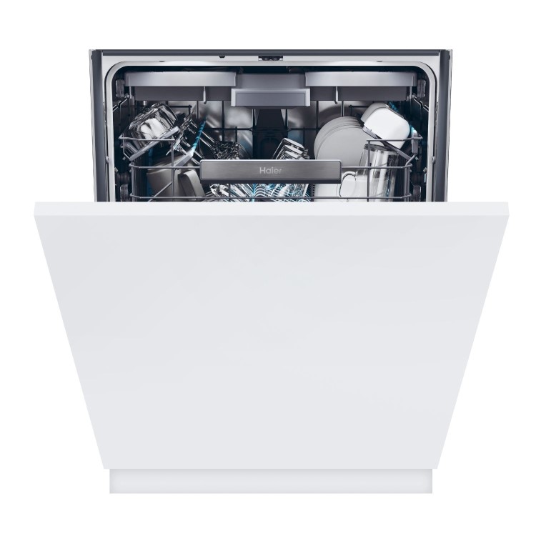 Haier Washlens Plus Series 2 Integrated Dishwasher - Smart Wi-Fi, B-Rated, White control panel
