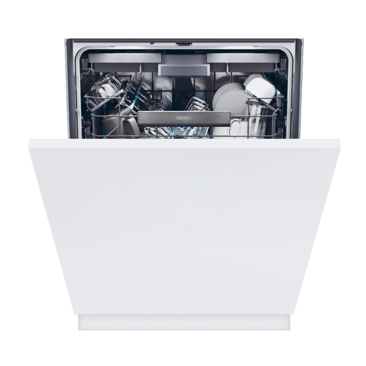 Refurbished Haier Washlens Series 6 XS6B0S3FSB-80 16 Place Fully Integrated Dishwasher