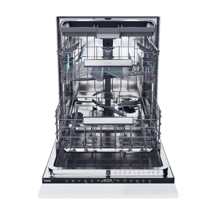 Refurbished Haier Washlens Series 6 XS6B0S3FSB-80 16 Place Fully Integrated Dishwasher