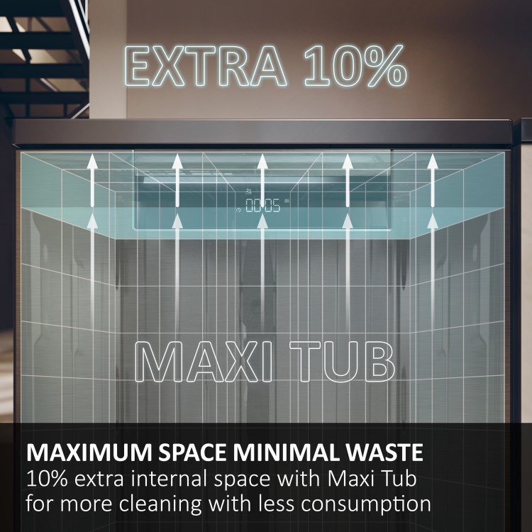 Refurbished Haier Washlens Series 6 XS6B0S3FSB-80 16 Place Fully Integrated Dishwasher