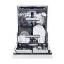 Haier Washlens Series 4 Integrated Dishwasher - Smart Wi-Fi B-Rated Black control panel