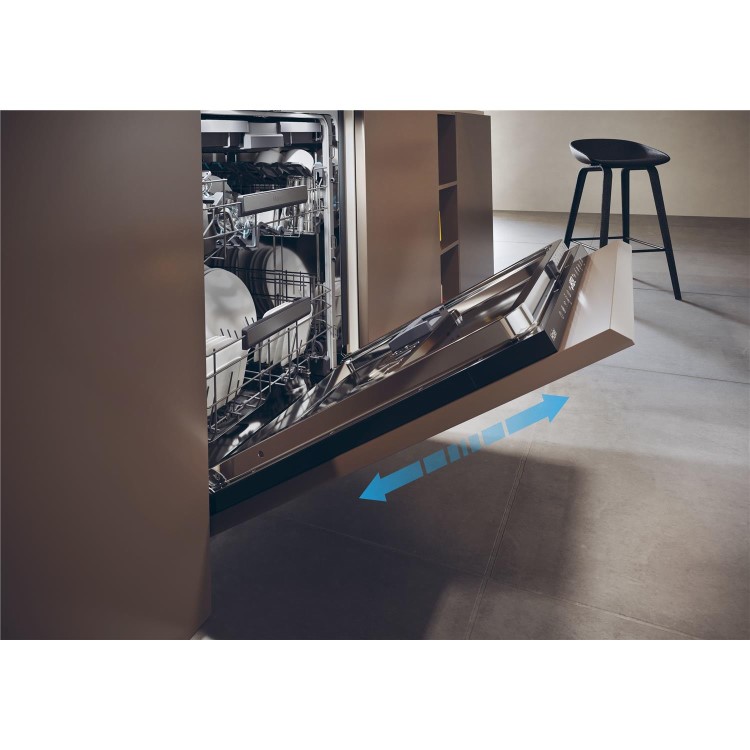Haier Washlens Series 4 Integrated Dishwasher - Smart Wi-Fi B-Rated Black control panel