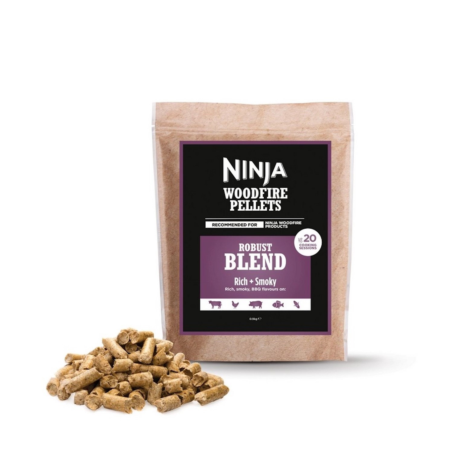 Ninja Woodfire Pellets - Robust Blend 900g