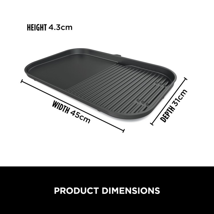 Ninja Woodfire XL Electric BBQ Grill & Flat Plate