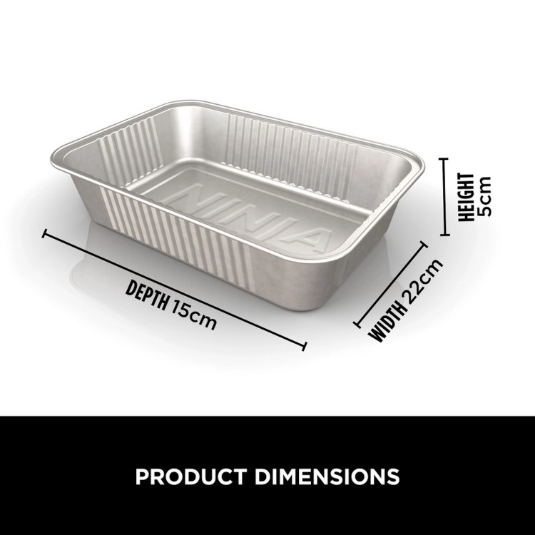 Ninja Woodfire XL Large Grease Tray Liners Pack of 10 – Silver
