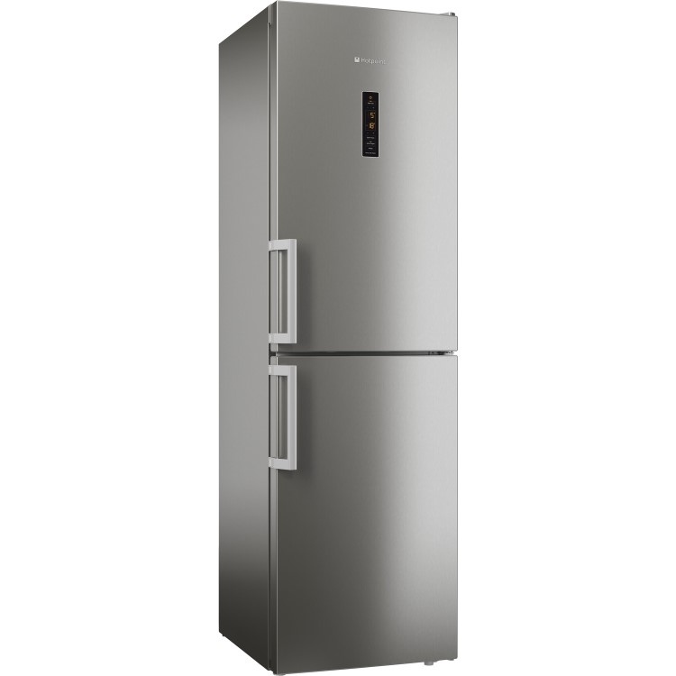 Hotpoint XUL95T1ZXOJH Ultima 201x60cm Freestanding Fridge Freezer Shiny Inox