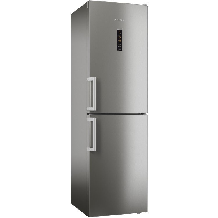 Hotpoint XUL95T1ZXOJH Ultima 201x60cm Freestanding Fridge Freezer Shiny Inox