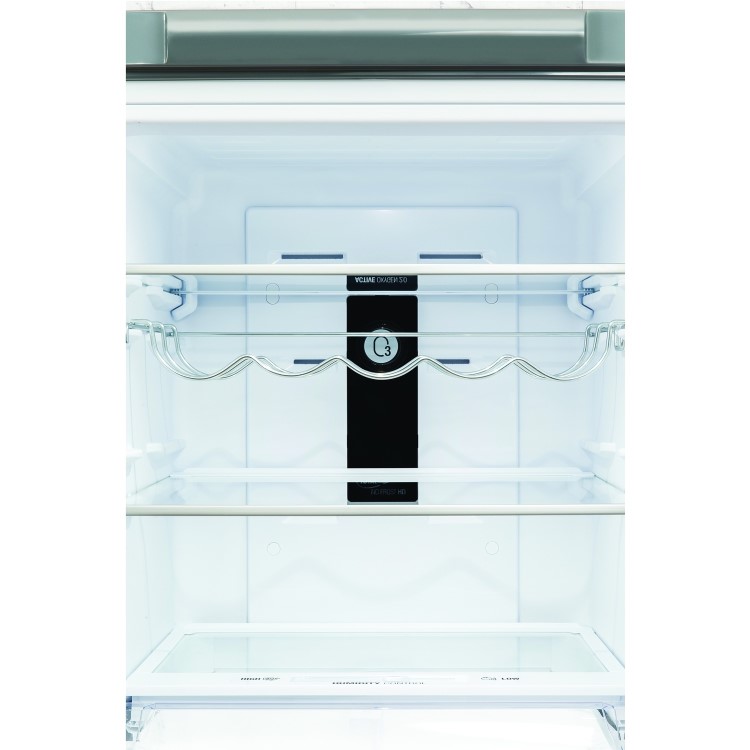 Hotpoint XUL95T1ZXOJH Ultima 201x60cm Freestanding Fridge Freezer Shiny Inox