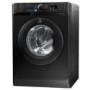 Indesit XWA81252XK 8kg 1200rpm Freestanding Washing Machine Black