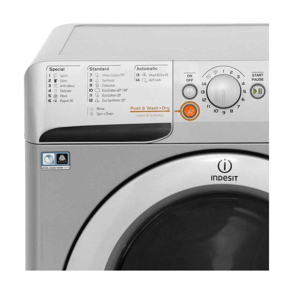 Indesit XWDE751480XS Innex 7kg Wash 5kg