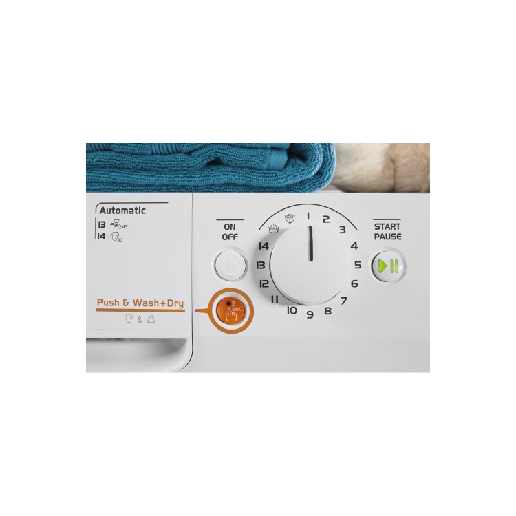 GRADE A2 - Indesit XWDE861480XW Innex 8kg Wash 6kg Dry 1400rpm Freestanding Washer Dryer - White
