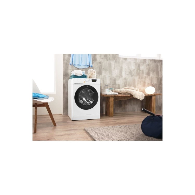 Indesit XWDE961480XWKKK 9kg Wash 6kg Dry Freestanding Washer Dryer White