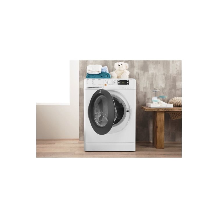 Indesit XWDE961480XWKKK 9kg Wash 6kg Dry Freestanding Washer Dryer White