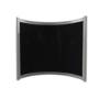 GRADE A1 - Far Infrared Heater Black Curved Panel Aluminium 400W - 550 x 500mm